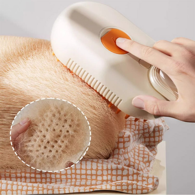 electric pet steaming brush