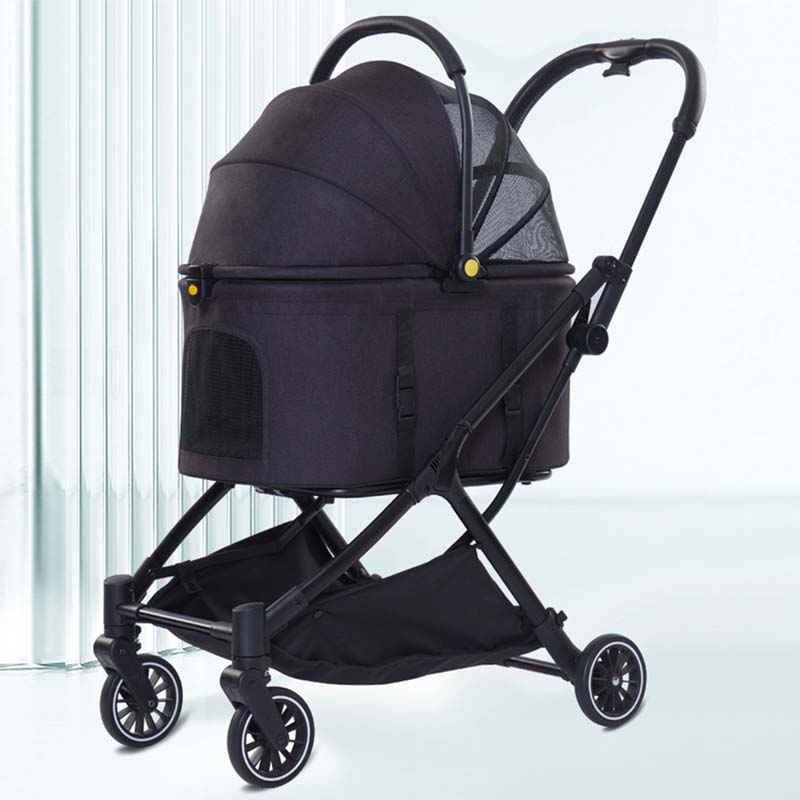 Detachable Waterproof Mesh Pet Stroller