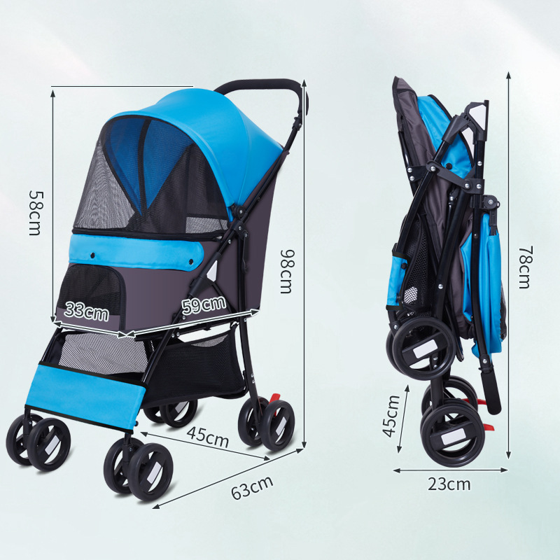 Foldable Pet Stroller Travel
