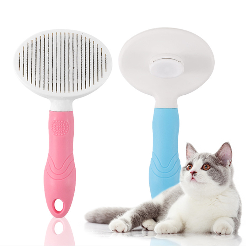 Self-Cleaning Pet Grooming Brush