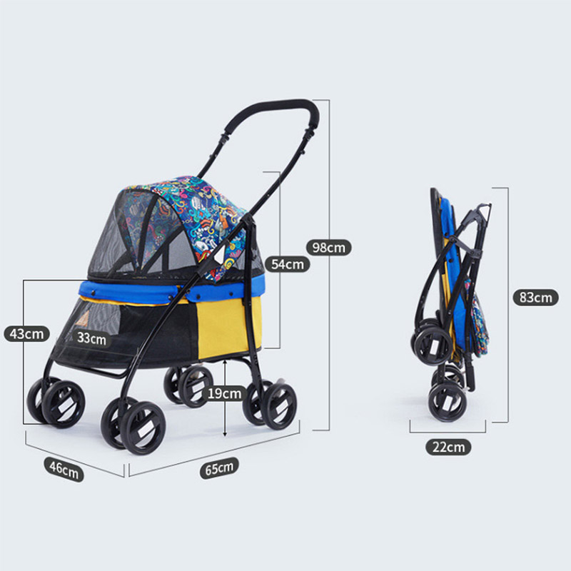 Adjustable Comfort Pet Stroller