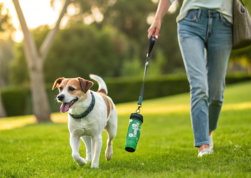 Paseo fácil para perros, ecológico y moderno: elija un dispensador de bolsas para desechos de mascotas de alta calidad