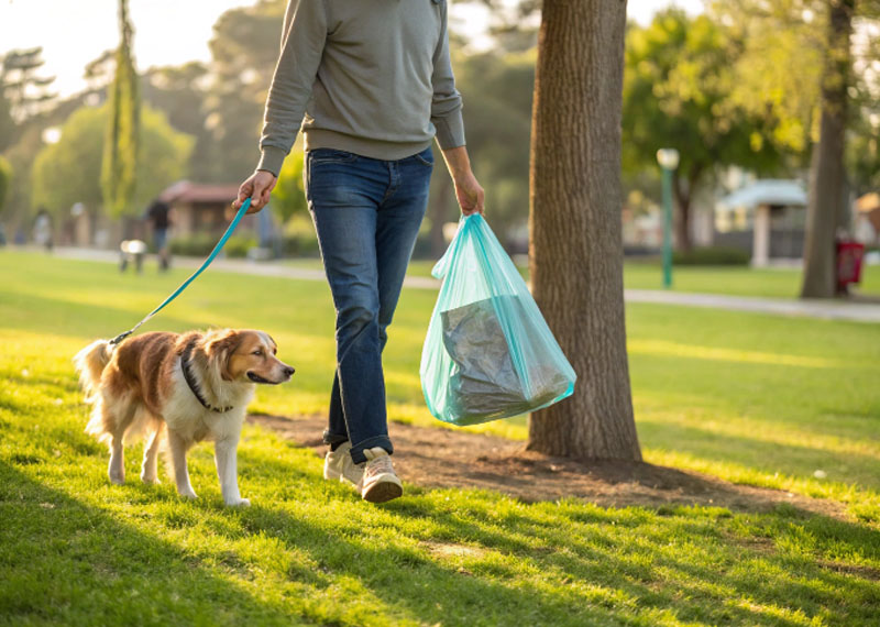 Cómo las bolsas desechables para excrementos de perro hacen que la vida urbana sea más civilizada