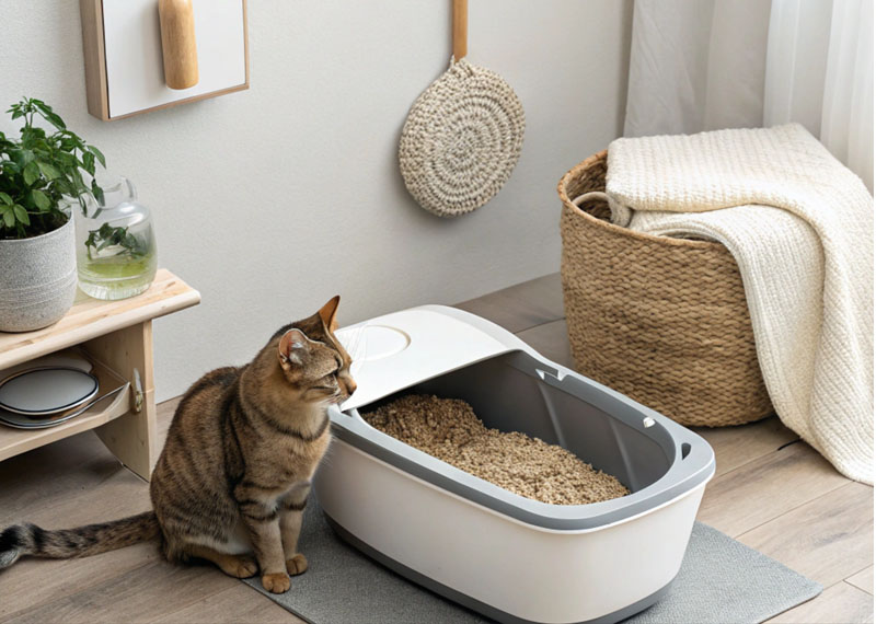 Elija arena para gatos de alta calidad para crear una vida fresca y sin preocupaciones para su gato.
