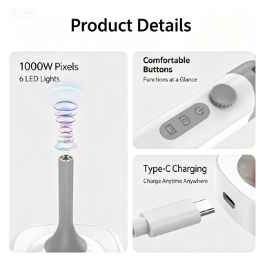 Portable Veterinary USB Pet Endoscope